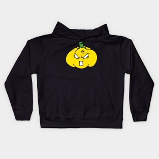 Angry Yellow Pepper Kids Hoodie